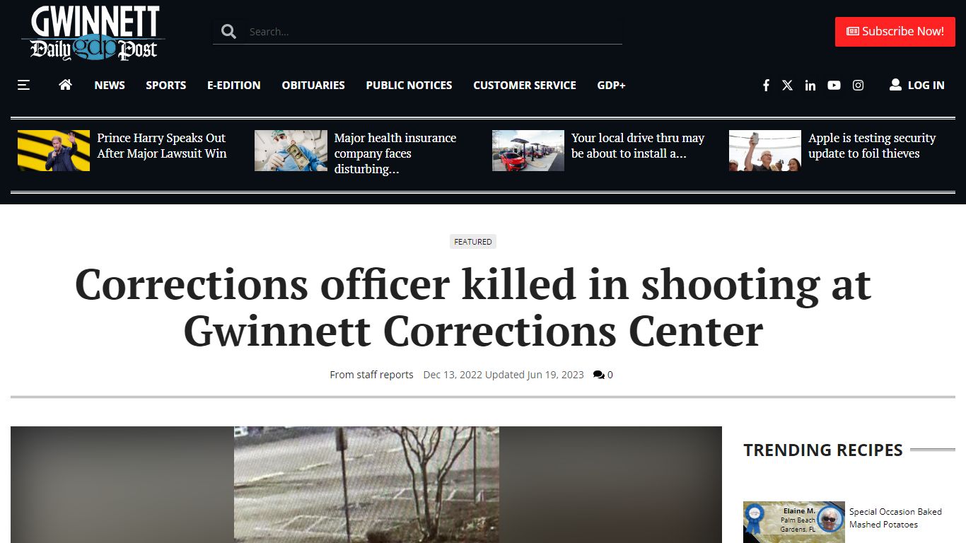Corrections officer killed in shooting at Gwinnett Corrections Center ...